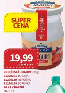 Kubík potraviny Madeta Jihočeský jogurt nabídka