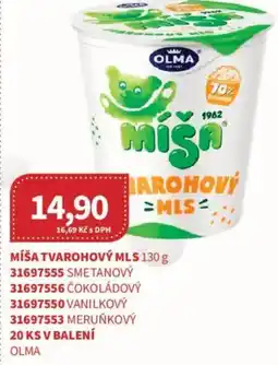 Kubík potraviny Olma Míša tvarohový mls nabídka