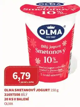 Kubík potraviny Olma smetanový jogurt nabídka