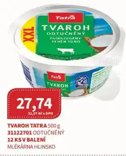 Kubík potraviny Tvaroh tatra nabídka