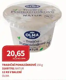 Kubík potraviny Olma Tradiční pomazánkové nabídka