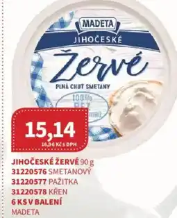 Kubík potraviny Madeta Jihočeské žervé nabídka