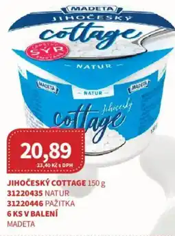 Kubík potraviny Madeta Jihočeský cottage nabídka