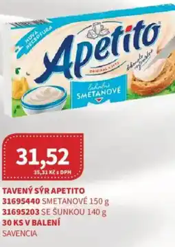 Kubík potraviny Tavený sýr apetito nabídka