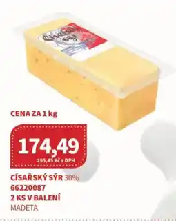 Kubík potraviny Císařský sýr 30% nabídka