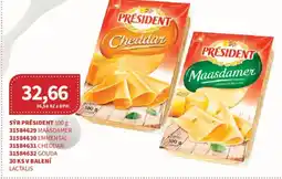 Kubík potraviny Sýr président nabídka
