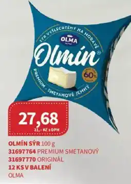 Kubík potraviny Olma Olmín sýr nabídka