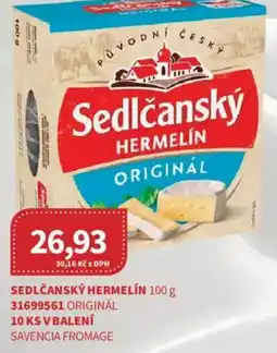 Kubík potraviny Sedlčanský hermelín nabídka