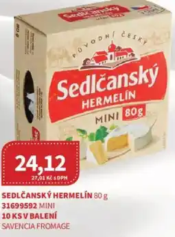 Kubík potraviny Sedlčanský hermelín nabídka