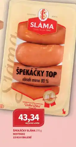 Kubík potraviny Špekáčky sláma nabídka