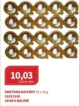 Kubík potraviny Smetana do kávy nabídka