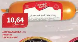 Kubík potraviny Játrová paštika nabídka