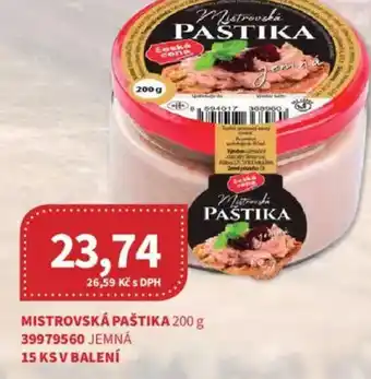 Kubík potraviny Mistrovská paštika nabídka
