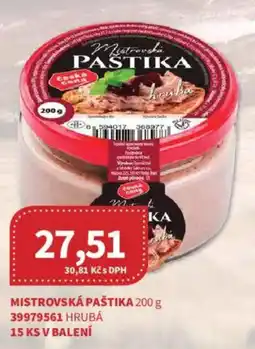 Kubík potraviny Mistrovská paštika nabídka