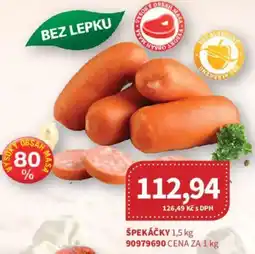 Kubík potraviny Špekáčky nabídka