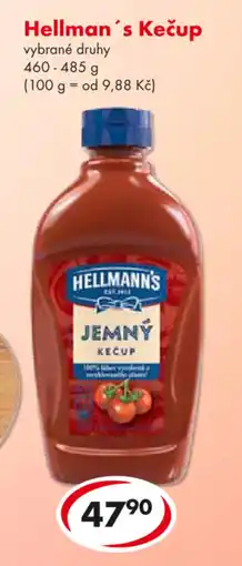 CBA Hellman's Kečup nabídka