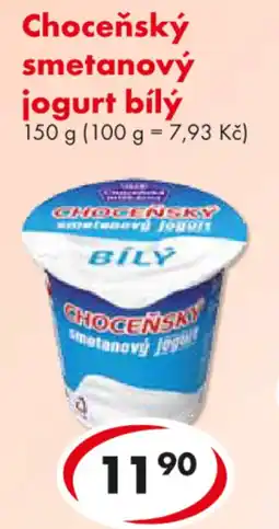 CBA Choceňský smetanový jogurt bílý nabídka