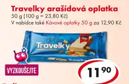 CBA Travelky arašídová oplatka nabídka