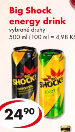 CBA Big Shock energy drink nabídka