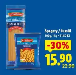 Lidl Fussili nabídka