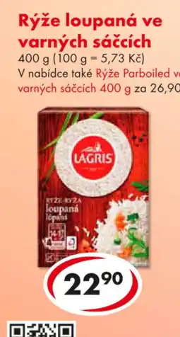 CBA Rýže loupaná ve varných sáčcích nabídka