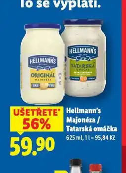 Lidl Hellmann's majonéza nabídka