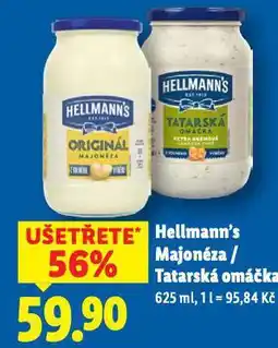 Lidl Hellmann's tatarská omáčka nabídka