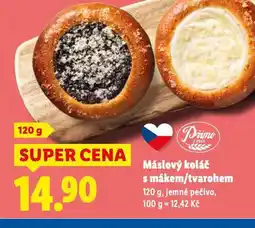 Lidl Máslový koláč s mákem nabídka