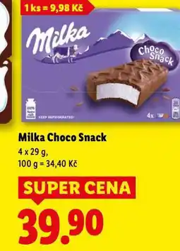Lidl Milka choco snack nabídka