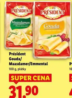 Lidl Président maasdamer nabídka