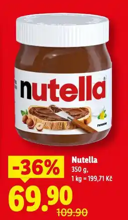 Lidl Nutella nabídka