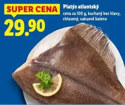 Lidl Platýs atlantský nabídka