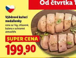 Lidl Výběrové kuřecí medailonky nabídka