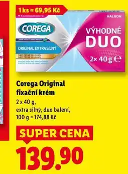 Lidl Corega fixační krém nabídka