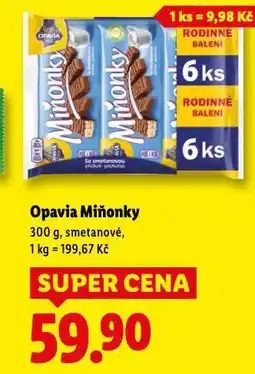Lidl Opavia miňonky nabídka