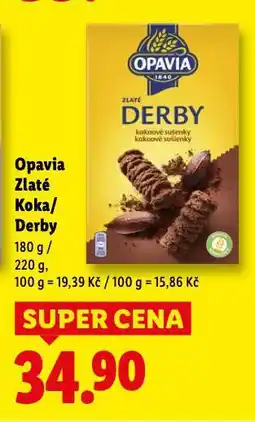 Lidl Opavia zlaté koka nabídka