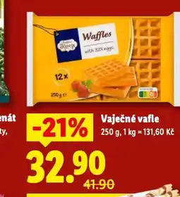 Lidl Vaječné vafle nabídka