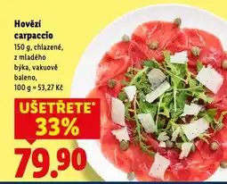 Lidl Hovězí carpaccio nabídka