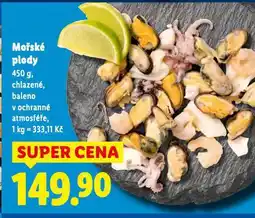 Lidl Mořské plody nabídka