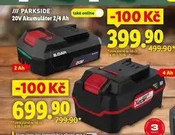 Lidl Parkside akumulátor nabídka