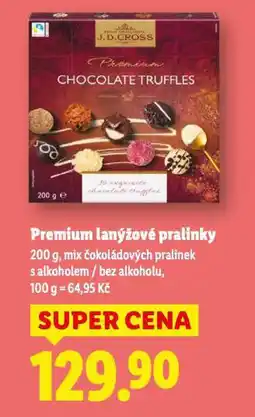 Lidl Premium lanýžové pralinky nabídka
