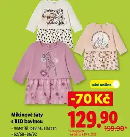 Lidl Mikinové šaty s bio bavlnou nabídka