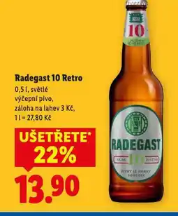 Lidl Pivo radegast nabídka