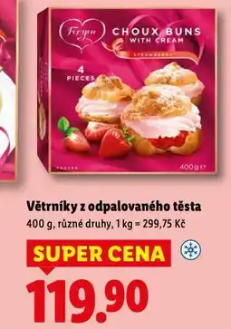Lidl Větrníky z odpalovaného těsta nabídka