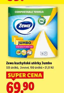 Lidl Zewa kuchyňské utěrky nabídka