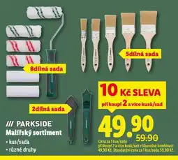Lidl Parkside malířský sortiment nabídka