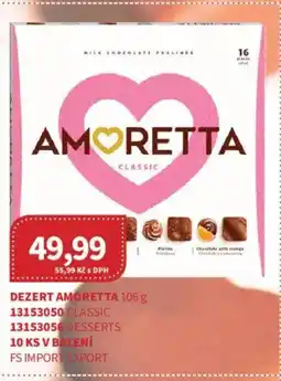 Kubík potraviny Dezert Amoretta nabídka