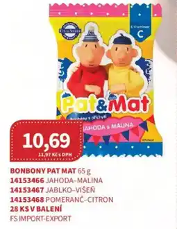 Kubík potraviny Bonbony Pat Mat nabídka