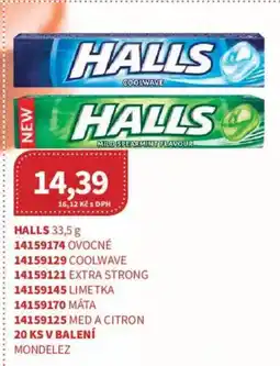 Kubík potraviny Halls nabídka