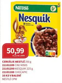 Kubík potraviny Cereálie Nestlé nabídka